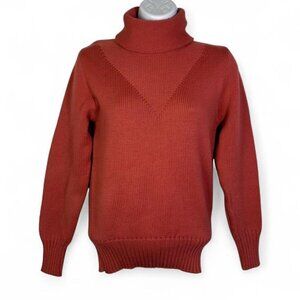 Bogner Vintage Blush Pink Wool Turtleneck Sweater